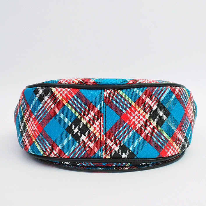 【未使用品・新古品】ヴィヴィアン ウエストウッド アングロマニア SHUKA TARTAN 斜め掛け クロスボディバッグ チェック柄 シルバー金具 41010009 レディース【ショルダーバッグ】