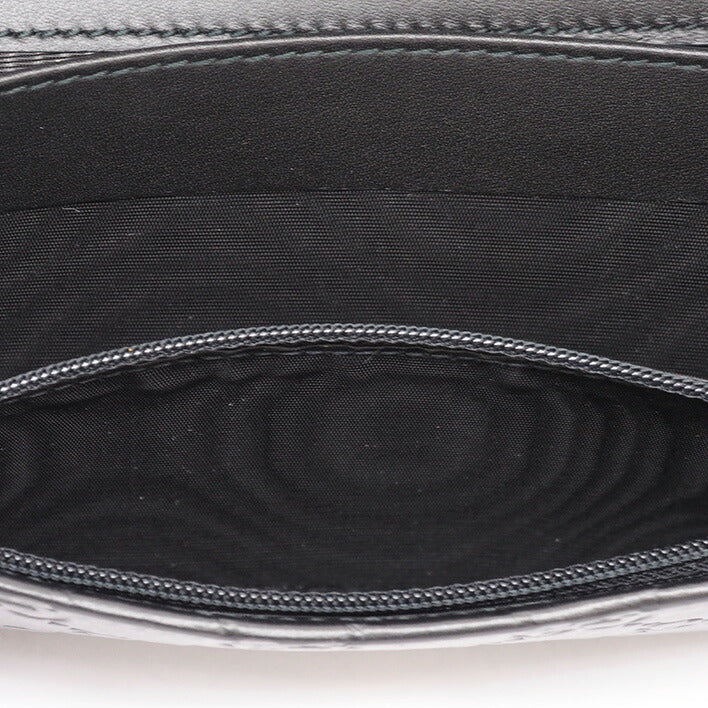 [返回确定] [像新的] Gucci徽标板Bi -fold flap Wallet Gucci 244946 ・0416女士[长钱包]