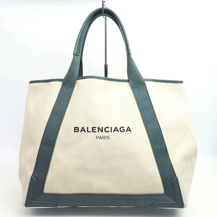 [返回确定] [美容] Balenciaga海军CABA M徽标银支架339936女士[手提袋]