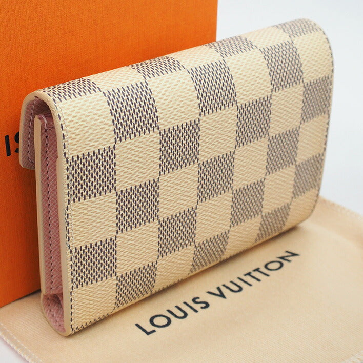 [返回确定] [像新的]路易·威特顿（Louis Vuitton）Portofoille Victorine Damierzur N64022女士[Bi -fold Wallet]
