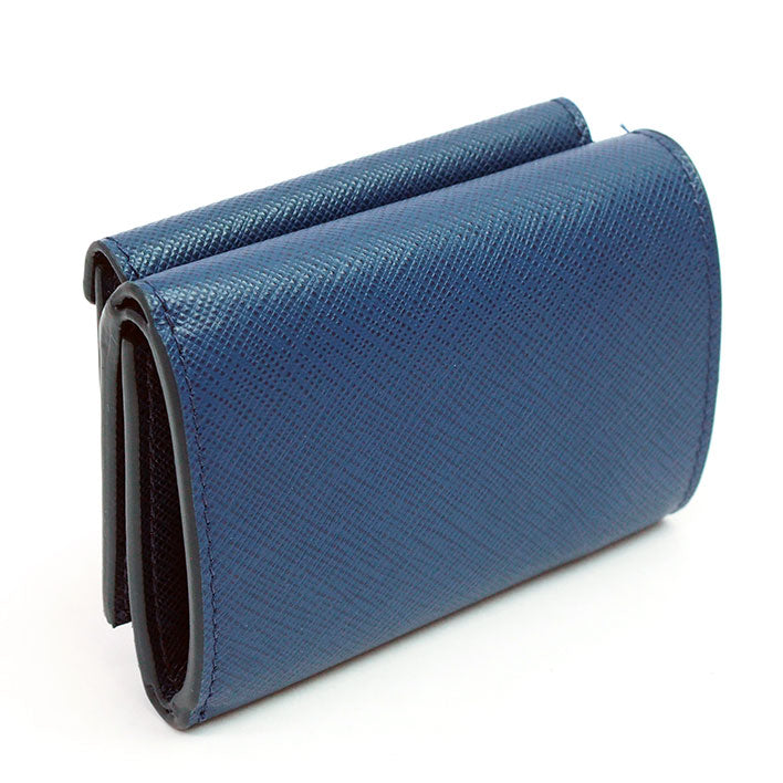 [未使用 /新的旧文章] Prada三折钱包迷你紧凑折叠金属配件Safiano Metal 1MH021女士[Bi -fold Wallet]