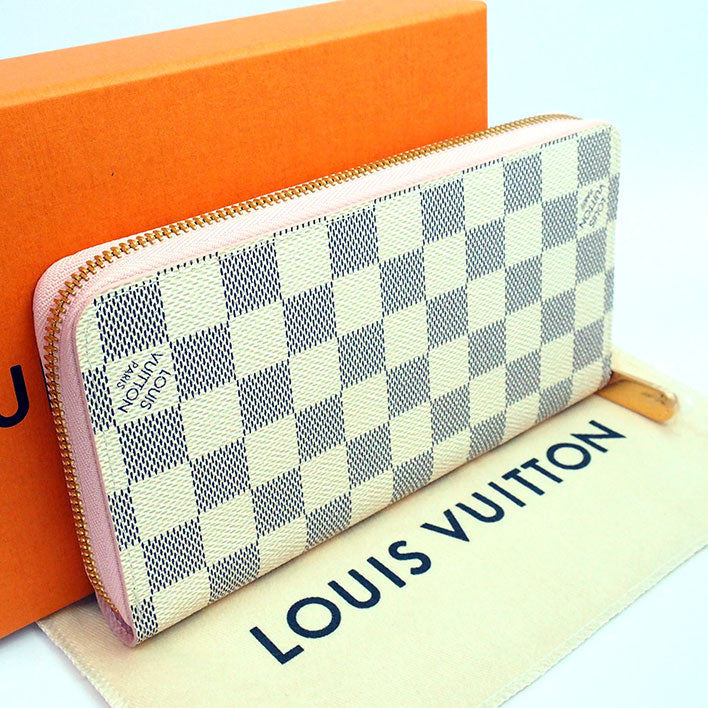 [像新的]路易·威登（Louis Vuitton）Zippy Wallet Damierzur N63503女士[长钱包]