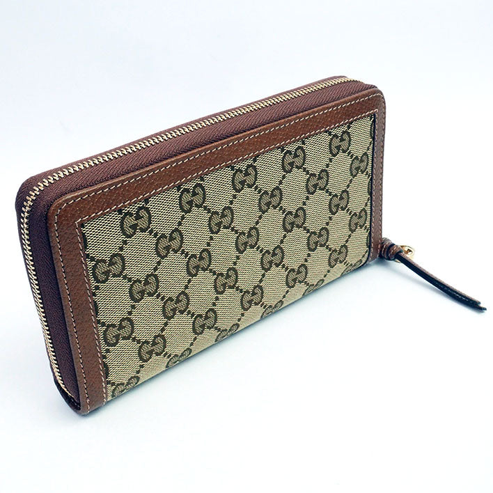 [与新的] Gucci圆形Zholse Wallet GG GG GG帆布323397 ・2149女士[长钱包]
