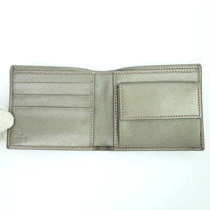 [像新的] Gucci GG图案紧凑型钱包GG A Imprime 224122 ・473442男士[Bi -fold Wallet]