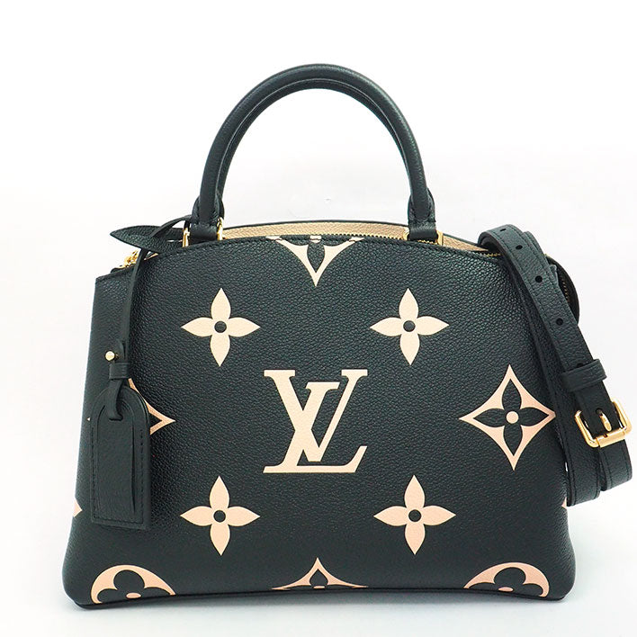 [新股票] [美容]路易·威登（Louis Vuitton）Petit Pare PM Bicolor Monogram Anplant M58913女士[Handbag]