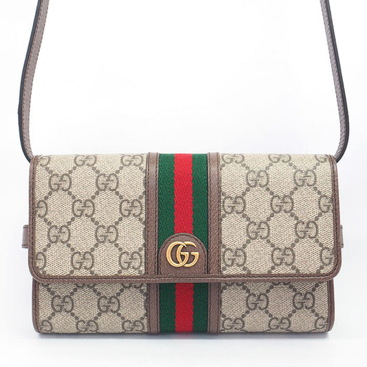 [返回确定] [美容] Gucci Offidia Cross Bodag GG GG Long Wallet Wallet GG Sprem X Web 645082 ・525040女士[肩带]
