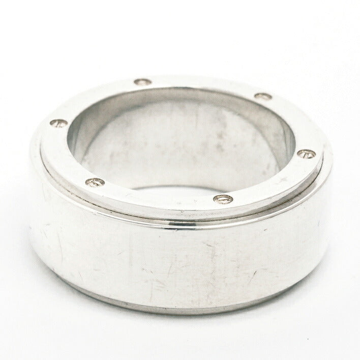 [返回OK] Tiffany Ring Ring Ring Metropolis Ring Silver 12.5品牌Tiffany＆Co。免费送货用过的礼物出席