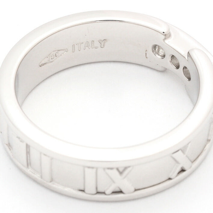[返回OK] [新完成] Tiffany Atlas 3P钻石戒指K18WG 12号[戒指]