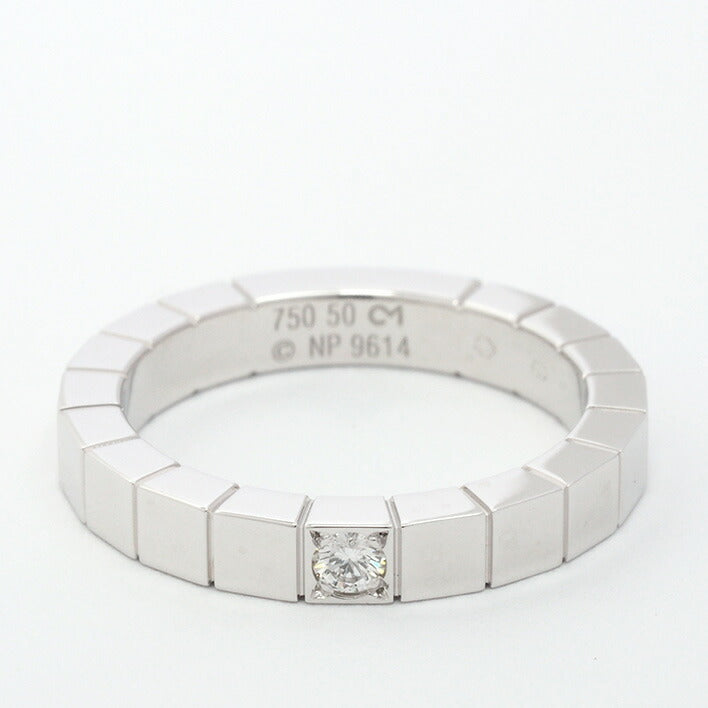 [返回确定] [新完成] Cartier Laniere 1P钻石K18WG 50 [戒指]