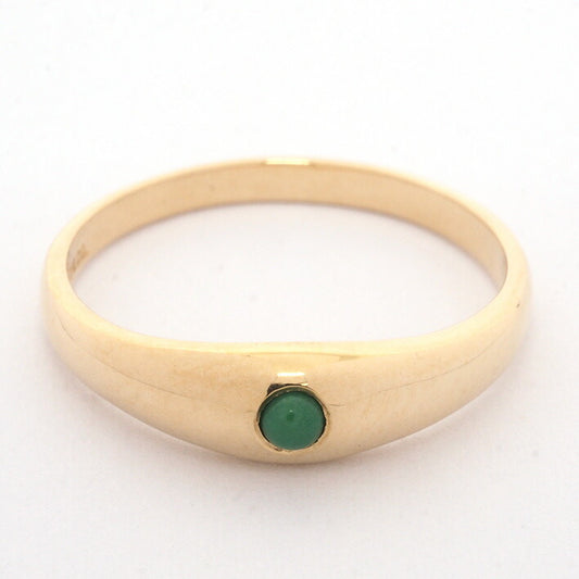 [返回OK] [新完成] Tiffany hisui风格的宝石铺设了Tsukishimaru古董K14YG 9号[ring]