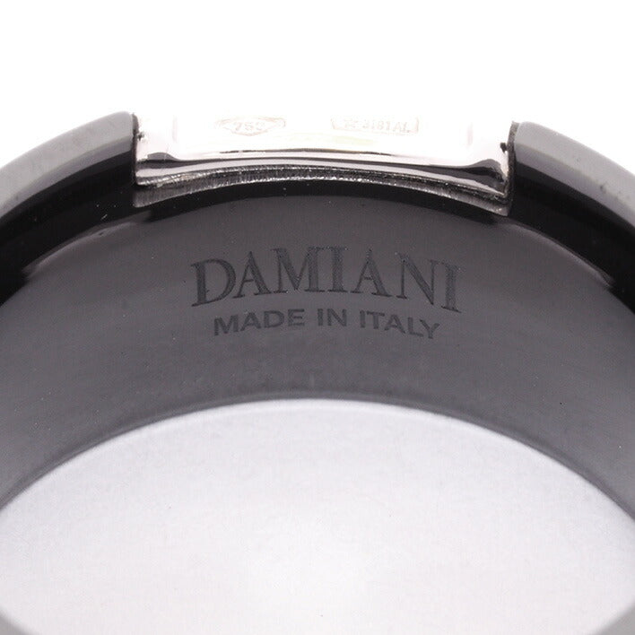 [返回确定] [新完成] Damiani D Icon 1P钻石戒指K18WG/Ceramic No. 15 [戒指]