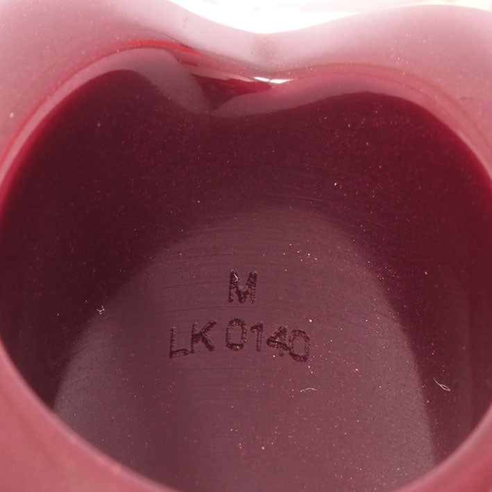 [返回OK] Louis Vuittonberg凉爽的Ankrosion环波尔多颜色/树脂/塑料14 [戒指]