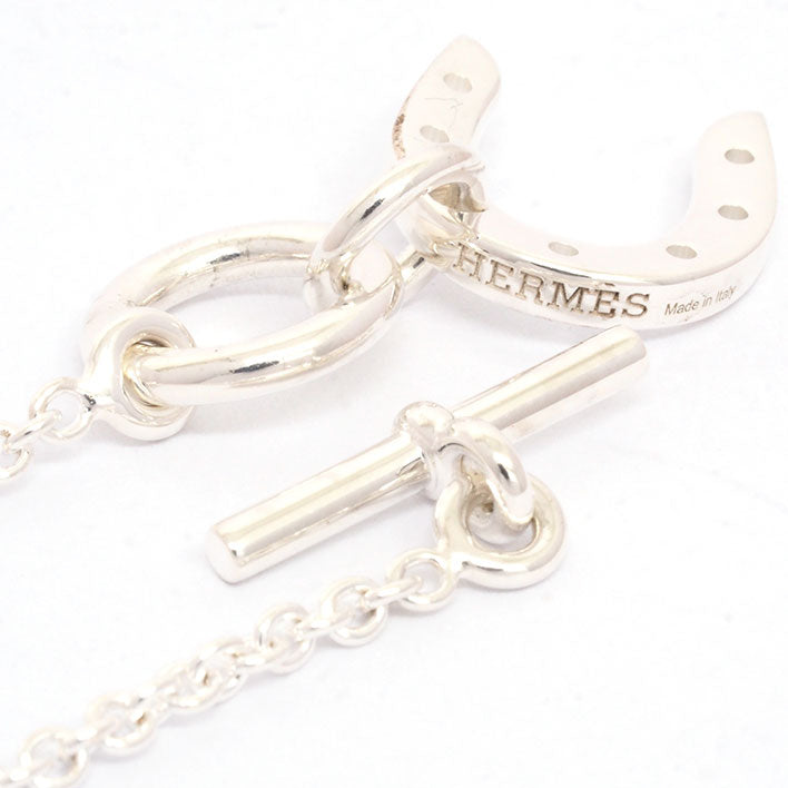 [返回OK] Hermes Horseshoe Horseshoe Motoguru Silver 925 [吊坠]