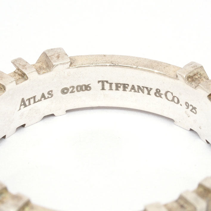 [返回OK] Tiffany Atlas Ring Silver 925 15 [戒指]