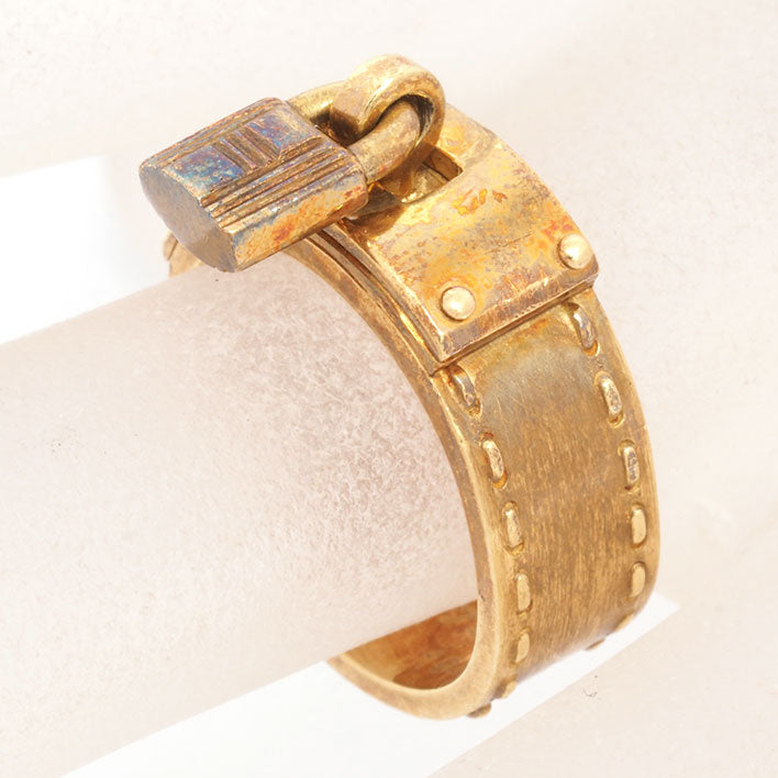 [返回OK] Hermes Kelly Ring Gold Colord K18YG 52 [ring]