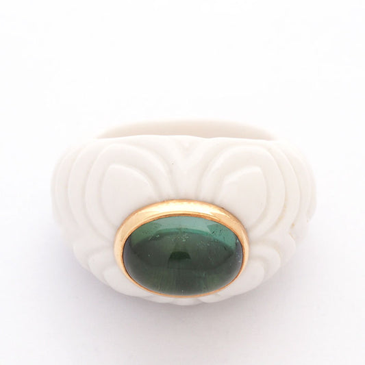 Bulgari Chandring K18YG/Ceramic [ring]