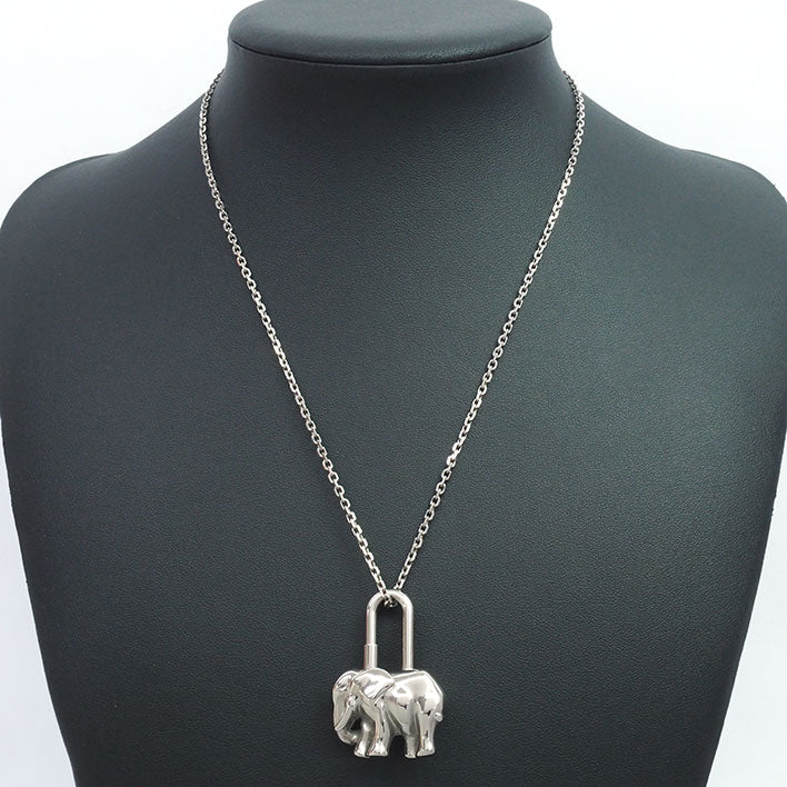 爱马仕（Hermes）Kadena Elephant Elephant Elephant，带外链/银925 [吊坠顶部]
