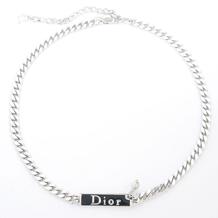 基督教Dior徽标板Kihei连锁项链[Choker]